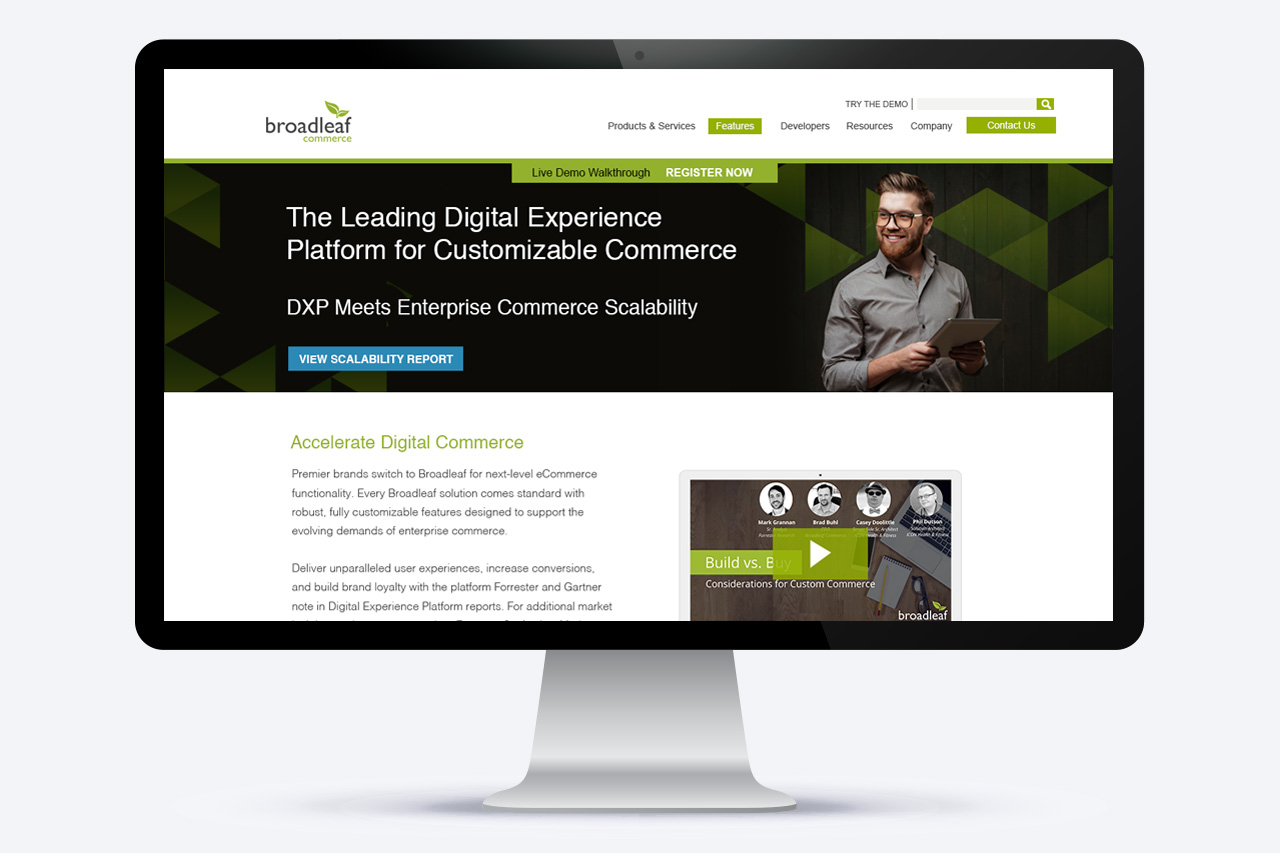 Broadleaf Commerce Web Redesign