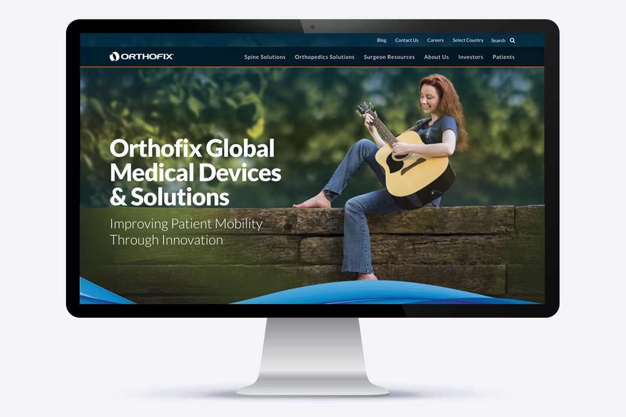 Orthofix Web Redesign